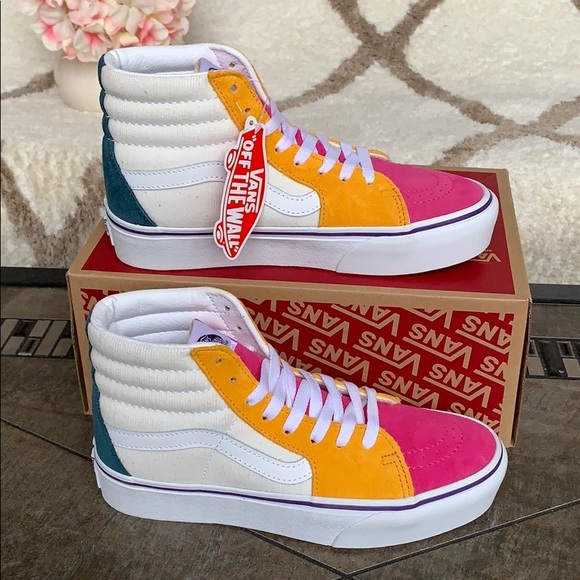 VANS SK8-Hi PLATFORM 2 MINI CORD Multi/Tr Wht WMNS - Picture 15 of 16